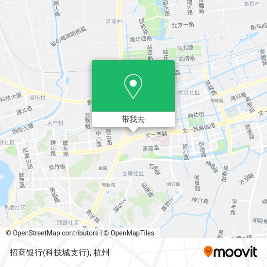 招商银行(科技城支行)地图