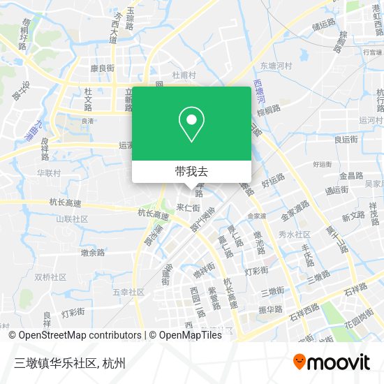 三墩镇华乐社区地图