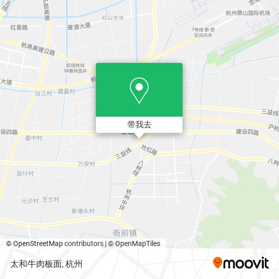 太和牛肉板面地图