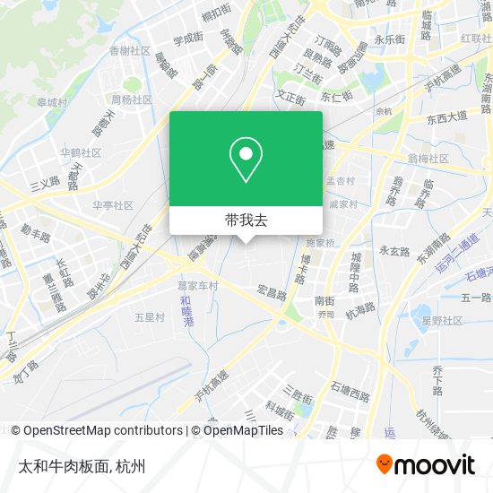 太和牛肉板面地图
