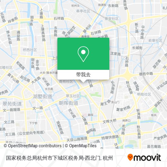 国家税务总局杭州市下城区税务局-西北门地图