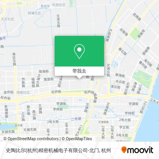 史陶比尔(杭州)精密机械电子有限公司-北门地图