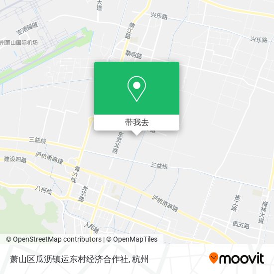 萧山区瓜沥镇运东村经济合作社地图