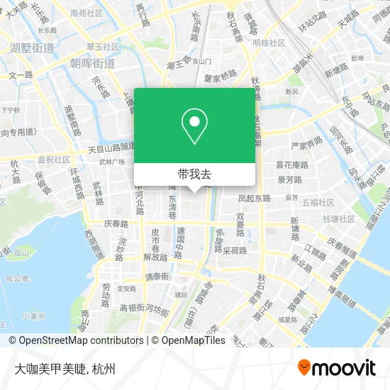 大咖美甲美睫地图