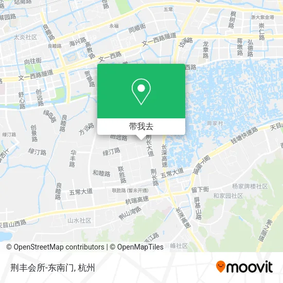 荆丰会所-东南门地图