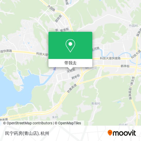 民宁药房(青山店)地图