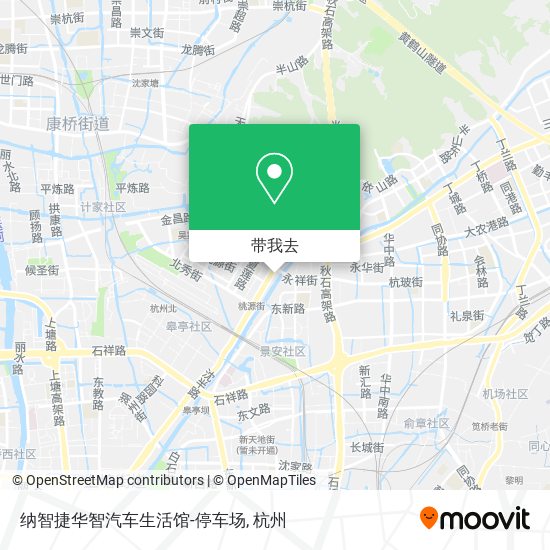 纳智捷华智汽车生活馆-停车场地图