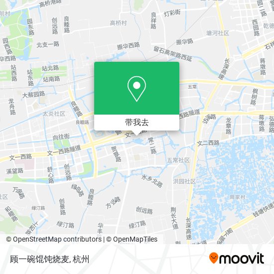 顾一碗馄饨烧麦地图