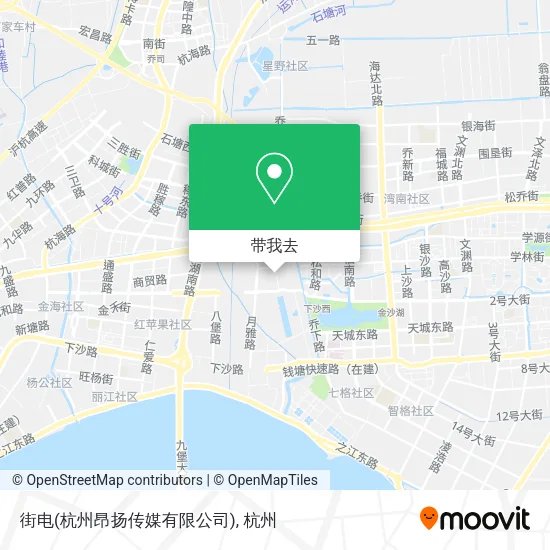 街电(杭州昂扬传媒有限公司)地图