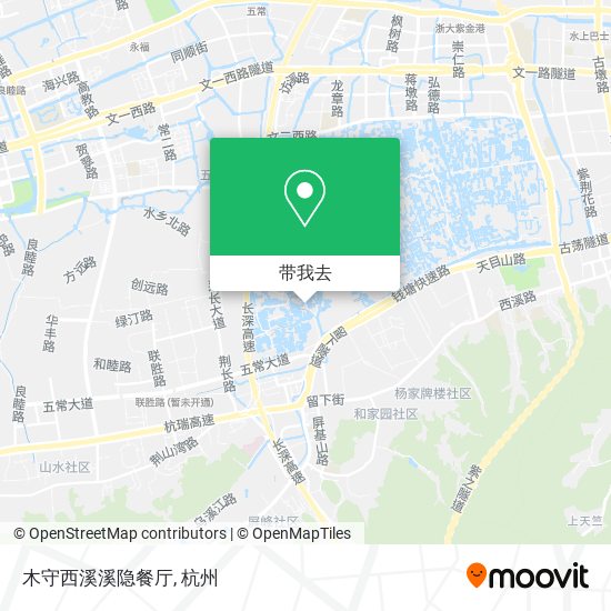 木守西溪溪隐餐厅地图