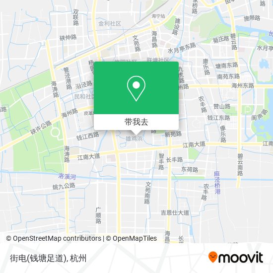 街电(钱塘足道)地图