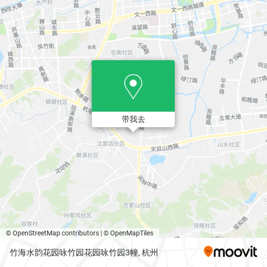 竹海水韵花园咏竹园花园咏竹园3幢地图