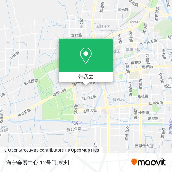 海宁会展中心-12号门地图