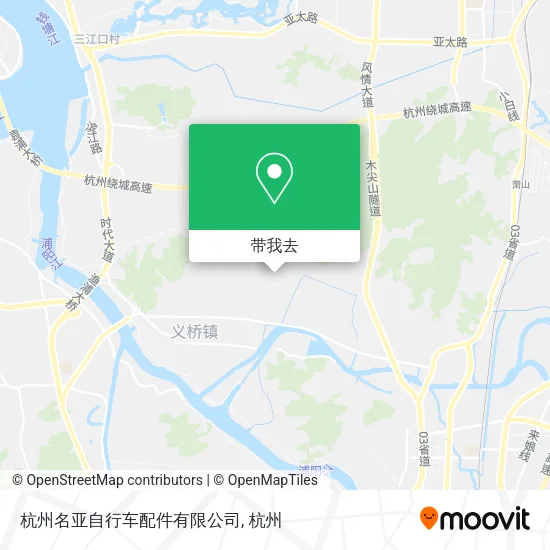 杭州名亚自行车配件有限公司地图