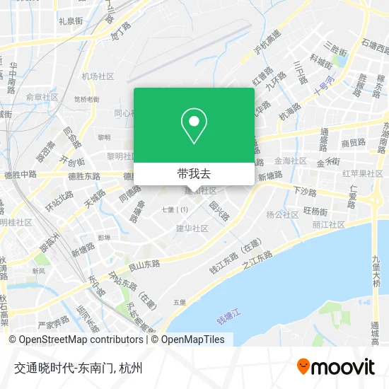 交通晓时代-东南门地图