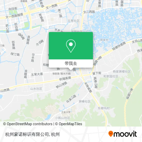 杭州蒙诺标识有限公司地图
