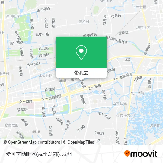 爱可声助听器(杭州总部)地图