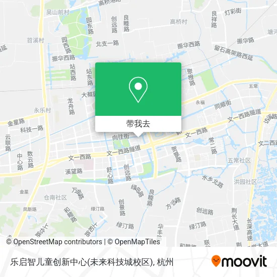 乐启智儿童创新中心(未来科技城校区)地图