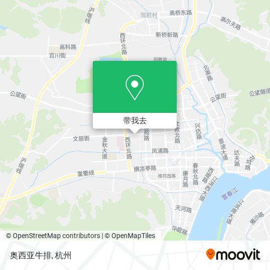 奥西亚牛排地图