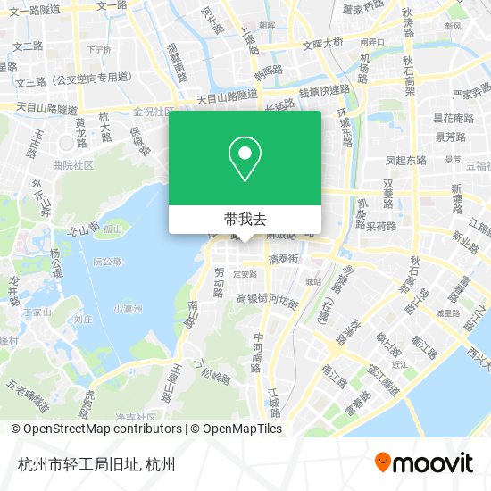 杭州市轻工局旧址地图