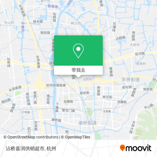 沾桥嘉润供销超市地图