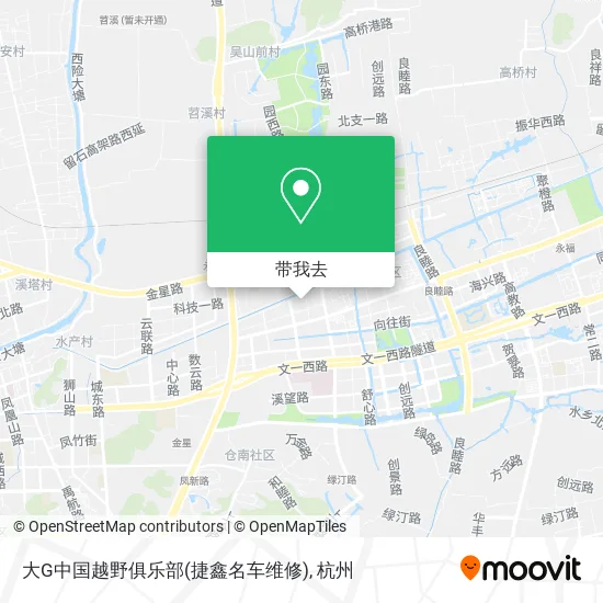 大G中国越野俱乐部(捷鑫名车维修)地图