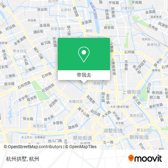 杭州拱墅地图
