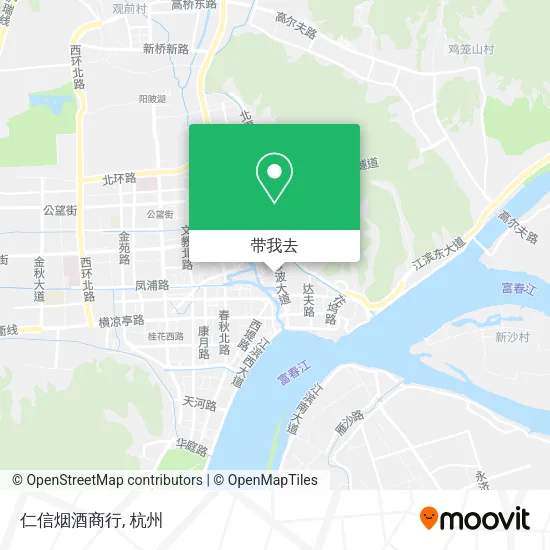 仁信烟酒商行地图