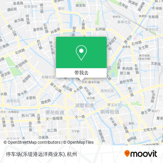 停车场(乐堤港远洋商业东)地图