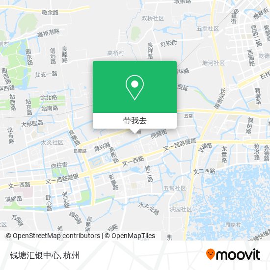 钱塘汇银中心地图