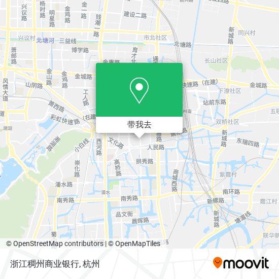 浙江稠州商业银行地图