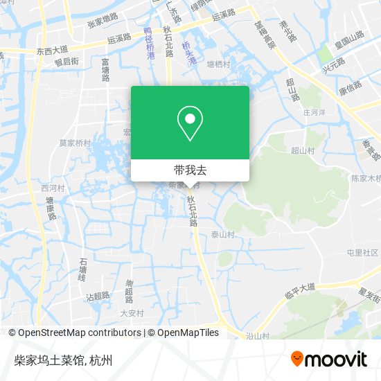 柴家坞土菜馆地图