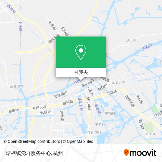 塘栖镇党群服务中心地图