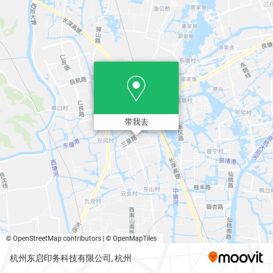 杭州东启印务科技有限公司地图