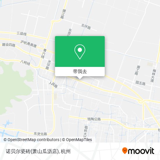 诺贝尔瓷砖(萧山瓜沥店)地图