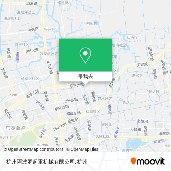 杭州阿波罗起重机械有限公司地图
