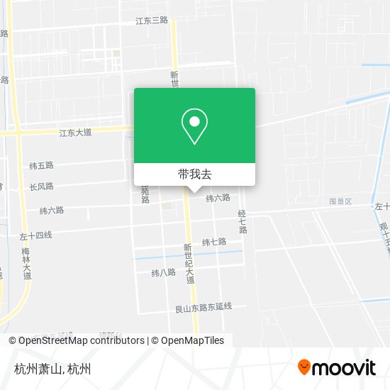 杭州萧山地图