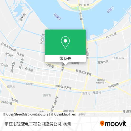 浙江省送变电工程公司建筑公司地图