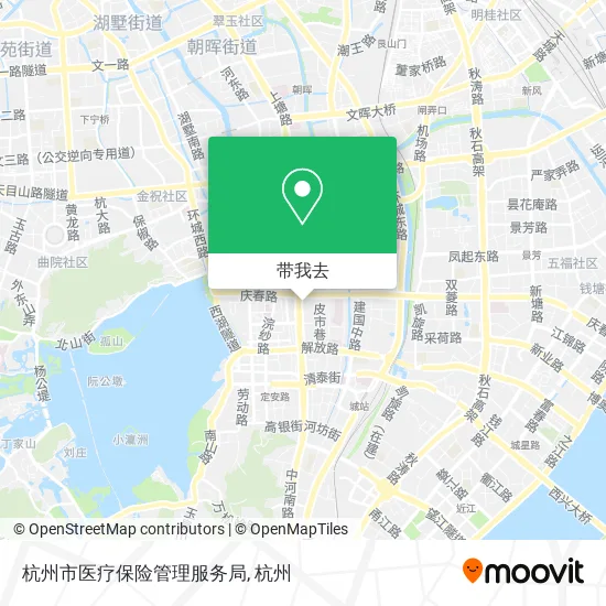 杭州市医疗保险管理服务局地图