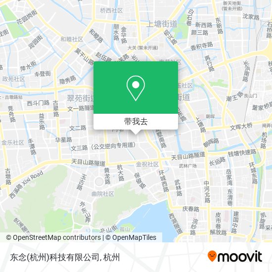 东念(杭州)科技有限公司地图