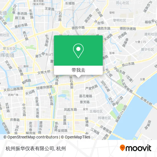 杭州振华仪表有限公司地图