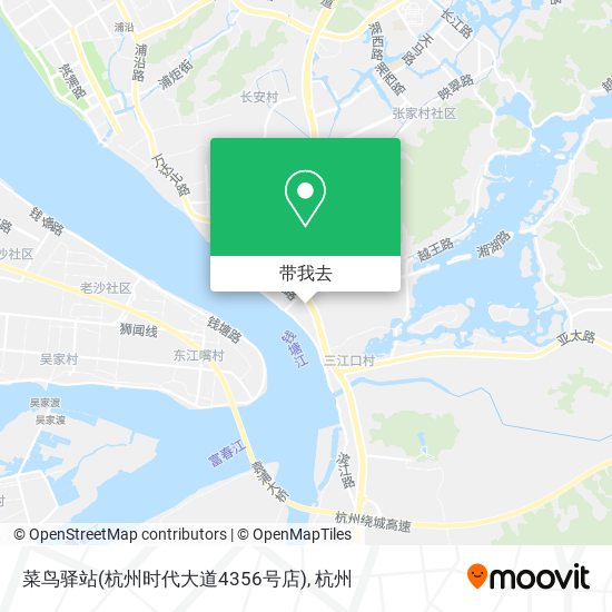 菜鸟驿站(杭州时代大道4356号店)地图