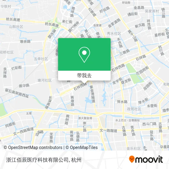 浙江佰辰医疗科技有限公司地图