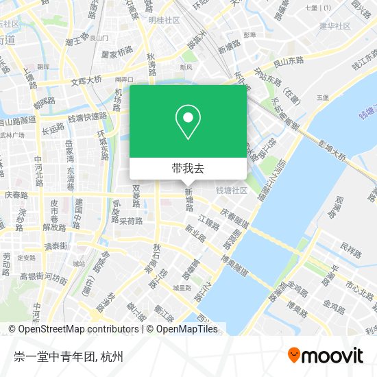 崇一堂中青年团地图