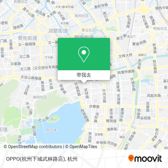 OPPO(杭州下城武林路店)地图
