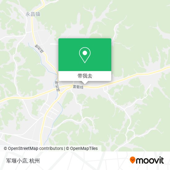 军堰小店地图