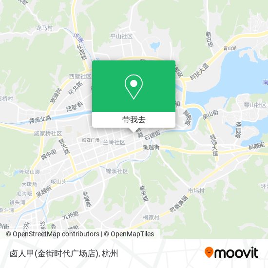 卤人甲(金街时代广场店)地图