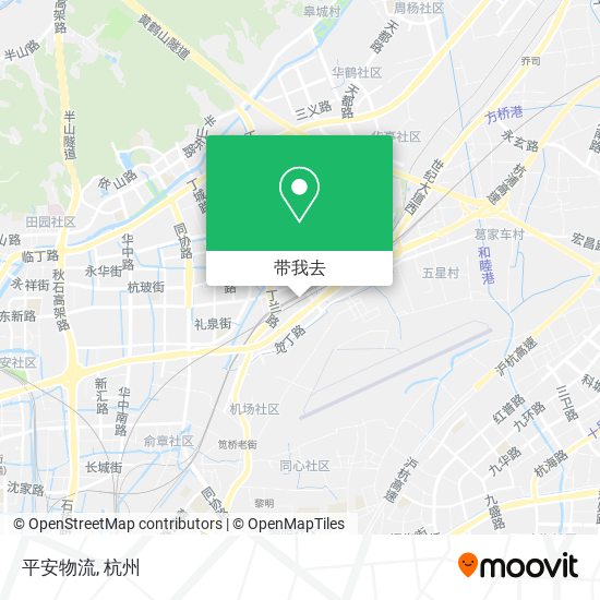平安物流地图