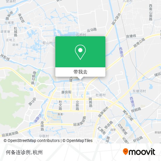 何备连诊所地图