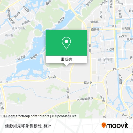 佳源湘湖印象售楼处地图